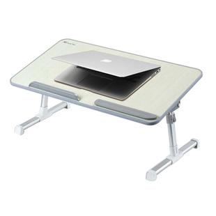 Portable Folding Adjustable Lifting Small Table Desk Holder Stand for Laptop / Notebook, Support 17 inch and Below Laptops, Max Load Weight: 40kg, Desk Surface Size: 60*30cm(Grey)