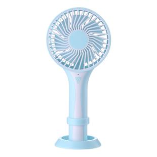 D6 Portable Mini USB Charging Handheld Small Fan with 3 Speed Control (Blue)