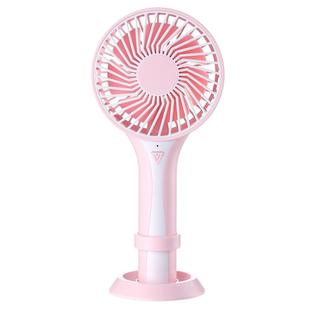 D6 Portable Mini USB Charging Handheld Small Fan with 3 Speed Control (Red)