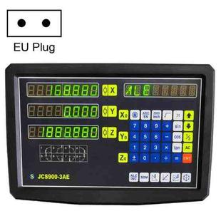 JCS900-3AE Three Axes Digital Readout Display Milling Lathe Machine, EU Plug