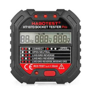 HABOTEST HT107D Multifunctional Digital Display Socket Tester (EU Plug)
