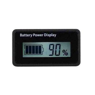 H5 12V-48V Lead-acid Battery Voltage Tester Percentage Voltmeter Gauge Lithium Battery Status Monitor(White Light)