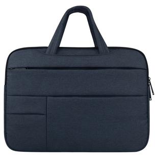 Universal Multiple Pockets Wearable Oxford Cloth Soft Portable Leisurely Handle Laptop Tablet Bag, For 13.3 inch and Below Macbook, Samsung, Lenovo, Sony, DELL Alienware, CHUWI, ASUS, HP (navy)