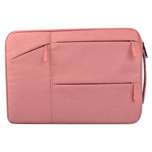 Universal Multiple Pockets Wearable Oxford Cloth Soft Portable Simple Business Laptop Tablet Bag, For 13.3 inch and Below Macbook, Samsung, Lenovo, Sony, DELL Alienware, CHUWI, ASUS, HP (Pink)