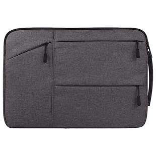 Universal Multiple Pockets Wearable Oxford Cloth Soft Portable Simple Business Laptop Tablet Bag, For 15.6 inch and Below Macbook, Samsung, Lenovo, Sony, DELL Alienware, CHUWI, ASUS, HP (Grey)