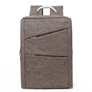 Universal Multi-Function Oxford Cloth Laptop Computer Shoulders Bag Business Backpack Students Bag, Size: 40x28x12cm, For 14 inch and Below Macbook, Samsung, Lenovo, Sony, DELL Alienware, CHUWI, ASUS, HP(Khaki)