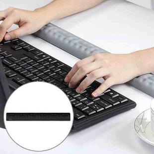 BUBM Mouse Pad Wrist Support Keyboard Memory Pillow Holder, Size: 44 x 5.5 x 1.7cm(Black)