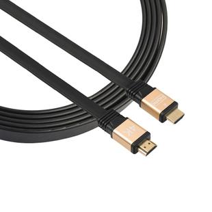 1m HDMI 2.0 (4K)  30AWG High Speed 18Gbps Gold Plated Connectors HDMI Male to HDMI Male Flat Cable(Gold)