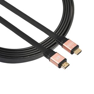 1m HDMI 2.0 (4K)  30AWG High Speed 18Gbps Gold Plated Connectors HDMI Male to HDMI Male Flat Cable(Rose Gold)