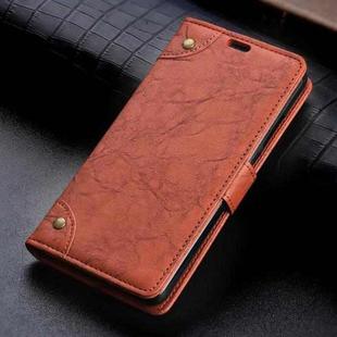 Copper Buckle Retro Crazy Horse Texture Horizontal Flip Leather Case for HTC Desire 12+, with Holder & Card Slots & Wallet(Brown)