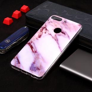 Marble Pattern Soft TPU Case For HTC Desire 12 Plus(Purple)