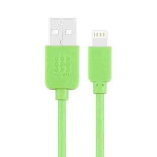 HAWEEL 1m High Speed 35 Cores 8 Pin to USB Sync Charging Cable for iPhone, iPad(Green)