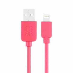 HAWEEL 1m High Speed 35 Cores 8 Pin to USB Sync Charging Cable For iPhone 13 / iPhone 12 / iPhone 11 / iPhone XR / iPhone XS MAX / iPhone X & XS / iPhone 8 & 8 Plus / iPhone 7 & 7 Plus / iPhone 6 & 6s & 6 Plus & 6s Plus / iPad(Red)