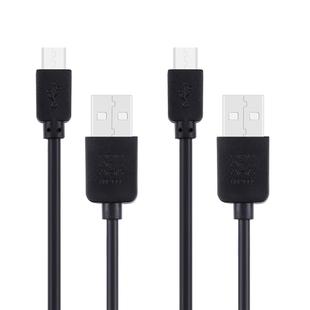 2 PCS HAWEEL 1m High Speed Micro USB to USB Data Sync Charging Cable  Kits For Galaxy, Huawei, Xiaomi, LG, HTC and other Smart Phones