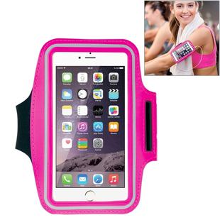 HAWEEL Sport Armband Case with Earphone Hole & Key Pocket, For iPhone XS, iPhone XS Max, iPhone X, iPhone 8 Plus & 7 Plus, iPhone 6 Plus, Galaxy S9+ / S8+ / S6 / S5(Magenta)