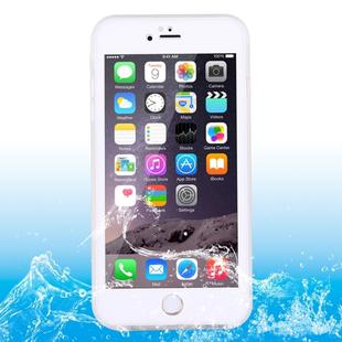 HAWEEL for iPhone 6 Plus & 6s Plus Tridimensional Diamond Pattern 3ATM Life Waterproof Protective Case(White)