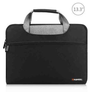 HAWEEL 13.3 inch Laptop Handbag, For Macbook, Samsung, Lenovo, Sony, DELL Alienware, CHUWI, ASUS, HP, 13.3 inch and Below Laptops(Black)