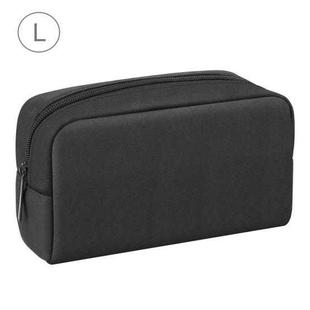 HAWEEL Electronics Organizer Storage Bag for Charger, Power Bank, Cables, Mouse, Earphones, Size: L(Black)