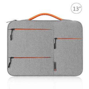 HAWEEL 13.0 inch Sleeve Case Zipper Briefcase Laptop Handbag For Macbook, Samsung, Lenovo Thinkpad, Sony, DELL Alienware, CHUWI, ASUS, HP, 13 inch -13.5 inch Laptops(Grey)