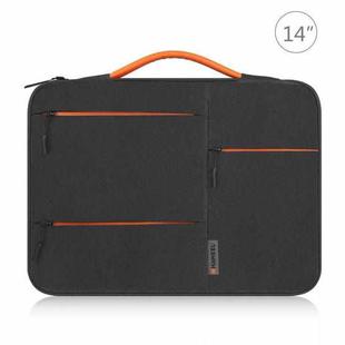 HAWEEL 14.0 inch-15.0 inch Laptop Sleeve Case Zipper Briefcase Handbag For Macbook, Samsung, Lenovo Thinkpad, Sony, DELL Alienware, CHUWI, ASUS, HP Laptops(Black)