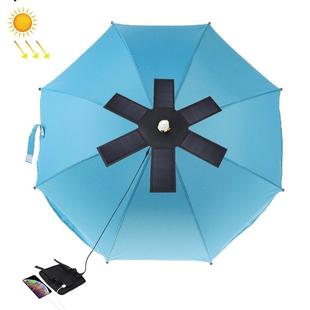 HAWEEL 42W Foldable Umbrella Top Solar Panel Charger with 5V 3.0A Max Dual USB Ports, Support QC3.0 / FCP / SCP/ AFC / SFCP Protocol
