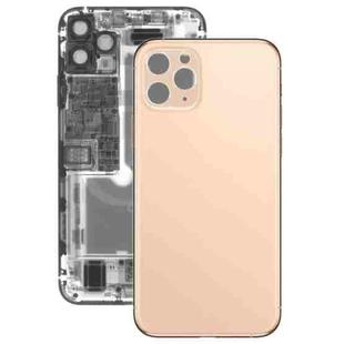Back Battery Cover Glass Panel for iPhone 11 Pro(Gold)