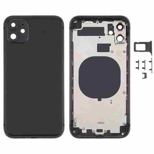Back Housing Cover with Appearance Imitation of iP12 for iPhone 11(Black)