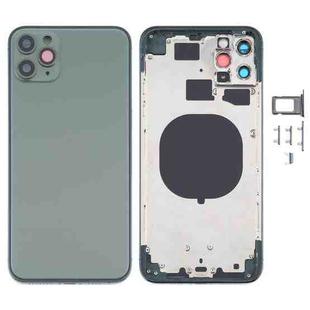 Back Housing Cover with Appearance Imitation of iP12 for iPhone 11 Pro Max(Green)