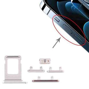 SIM Card Tray + Side Keys for iPhone 12 Pro(White)