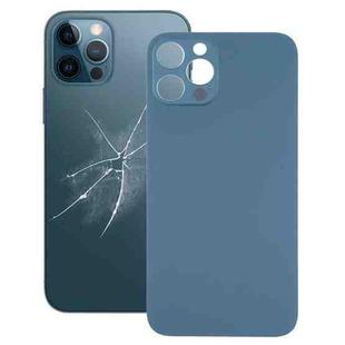 Easy Replacement Big Camera Hole Back Battery Cover for iPhone 12 Pro(Blue)