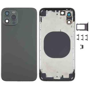 Back Housing Cover with Appearance Imitation of iP12 Pro for iPhone X(Black)