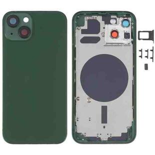 Back Housing Cover with SIM Card Tray & Side  Keys & Camera Lens for iPhone 13(Green)