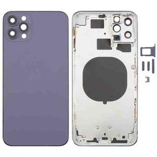 Back Cover with Appearance Imitation of iP13 Pro Max for iPhone 11 Pro Max(Purple)