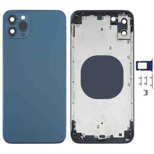 Back Housing Cover with Appearance Imitation of iP12 Pro Max for iPhone XS Max(Blue)