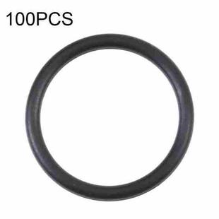 100 PCS Rear Camera Waterproof Rings for iPhone X-12 Pro Max (Black)