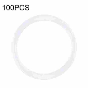 100 PCS Rear Camera Waterproof Rings for iPhone X-12 Pro Max (White)
