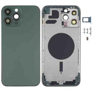 Back Housing Cover with SIM Card Tray & Side  Keys & Camera Lens for iPhone 13 Pro Max(Green)
