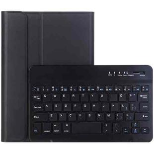 For iPad Mini 4 Ultra-thin ABS Bluetooth Keyboard Horizontal Flip Leather Tablet Case with Holder(Black)