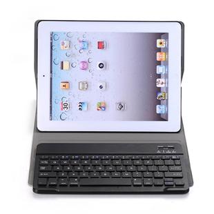 A02 for iPad 4 / 3 / 2 Universal Ultra-thin ABS Horizontal Flip Tablet Case + Bluetooth Keyboard(Blue)