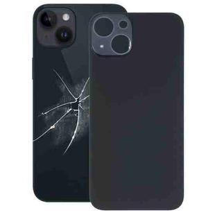 Easy Replacement Big Camera Hole Glass Back Battery Cover for iPhone 14(Black)
