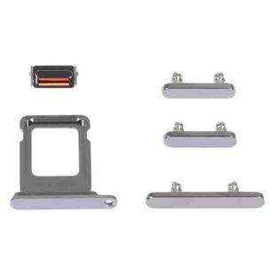 SIM Card Tray + Side Keys for iPhone 14 Pro(Purple)