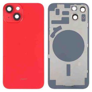 For iPhone 14 Back Housing Cover with Camera Lens(Red)