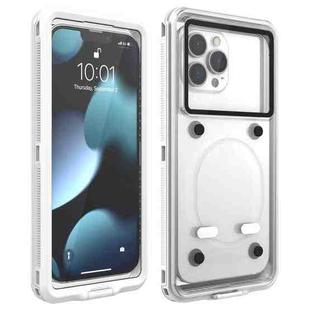 10m Depth Diving Waterproof Protective Phone Case for 5.9-6.9 inch Phone(White)