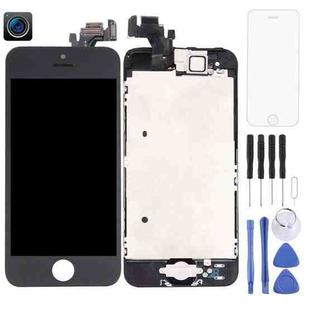 TFT LCD Screen for iPhone 5 Digitizer Full Assembly with Front Camera (Black)