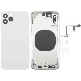 Back Cover with Appearance Imitation of iP15 Pro for iPhone XS(White)