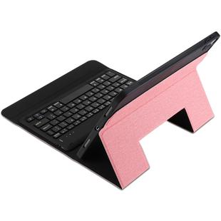 K01 Ultra-thin One-piece Bluetooth Keyboard Tablet Case for iPad Pro 11 inch （2018）, with Bracket Function(Pink)