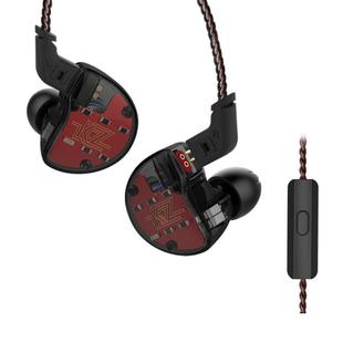 KZ ZS10 Ten Unit Circle Iron In-ear Mega Bass HiFi Earphone with Microphone (Black)