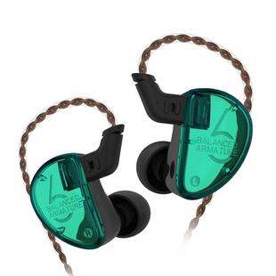 KZ AS06 Six Unit Moving Iron Universal Wired Control In-ear Earphone without Microphone (Cyan)