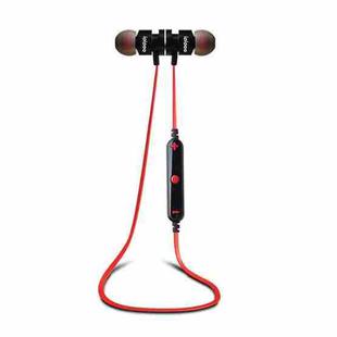 ipipoo iL93BL Magnetic Ear Shell Bluetooth Headset(Black Red)