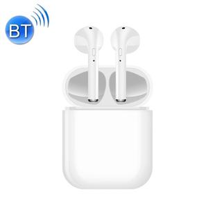i16 TWS Wireless Bluetooth 5.0 Headset with Automatic Boot-up & Binaural Call Function(White)